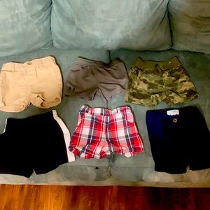 6 pairs of baby boy shorts